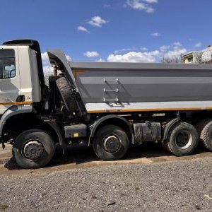 foto 8x8 dumper wanne EUR6 Phoenix TATRA/DAF kipper