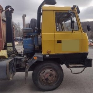 foto 6x6 Hakencontainer Tatra T815 + Wanne