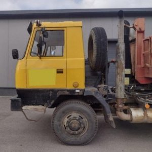foto 6x6 Hakencontainer Tatra T815 + Wanne